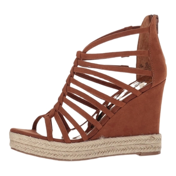 Carlos Santana "CAMILLA" Strappy Wedge Sandals - Picture 3 of 13